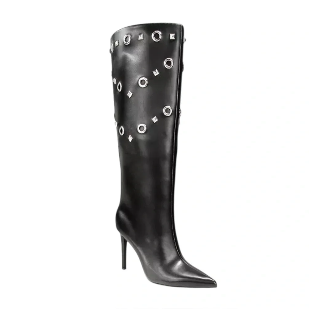 I.N.C. International Concepts Women’s Saiqa Grommet Knee High Boots